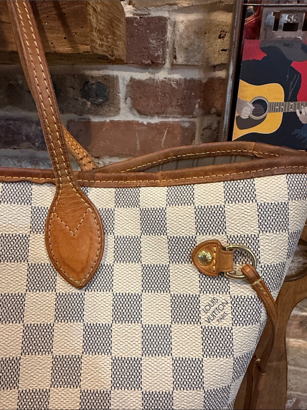 Louis Vuitton Damier Azur Tote Neverfull MM - Picture 7 of 16